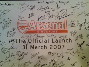 Arsenal Singapore Launch